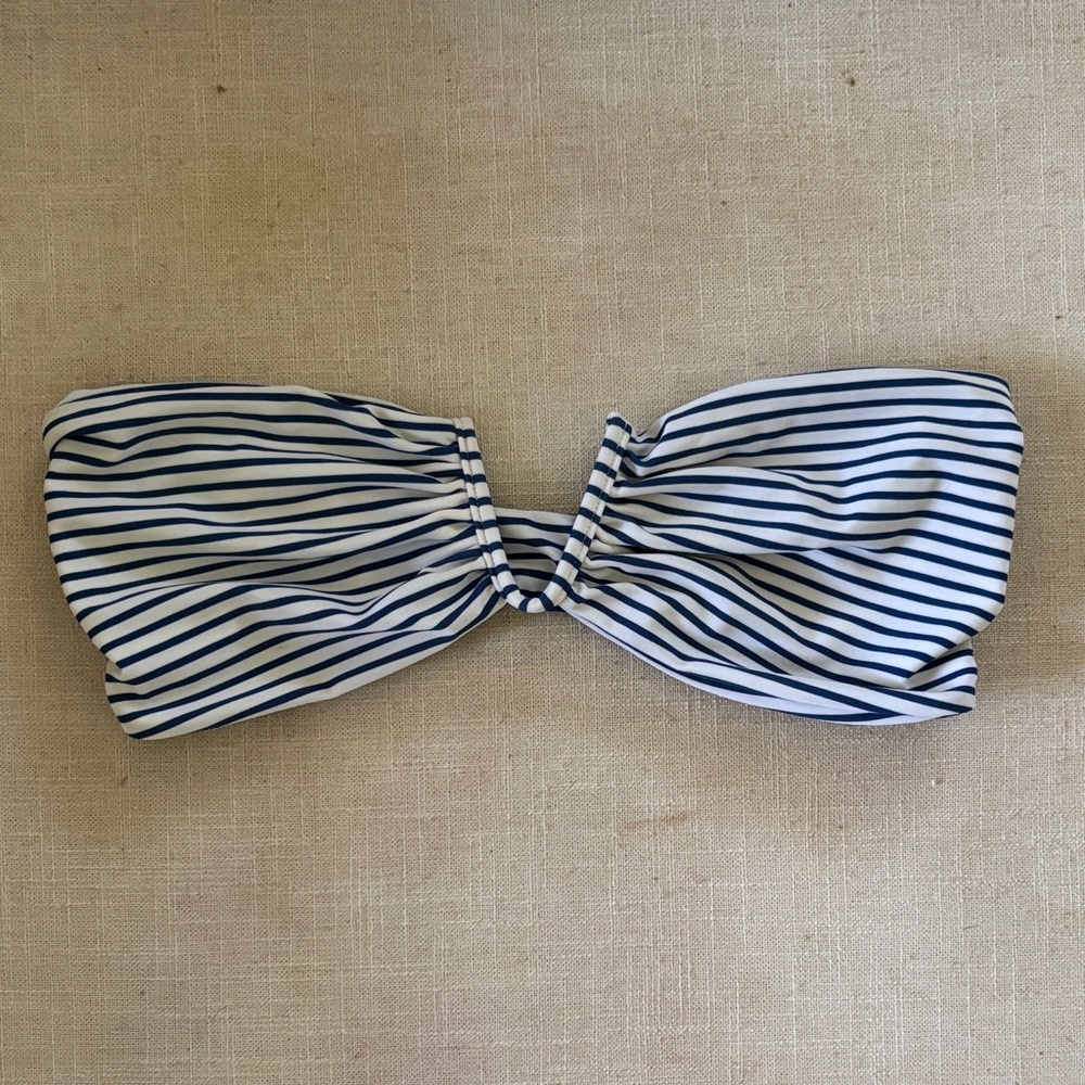 MIKOH Striped Bandeau top